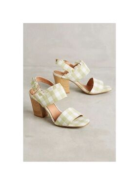 Anthropologie Matiko Teagan gingham heels